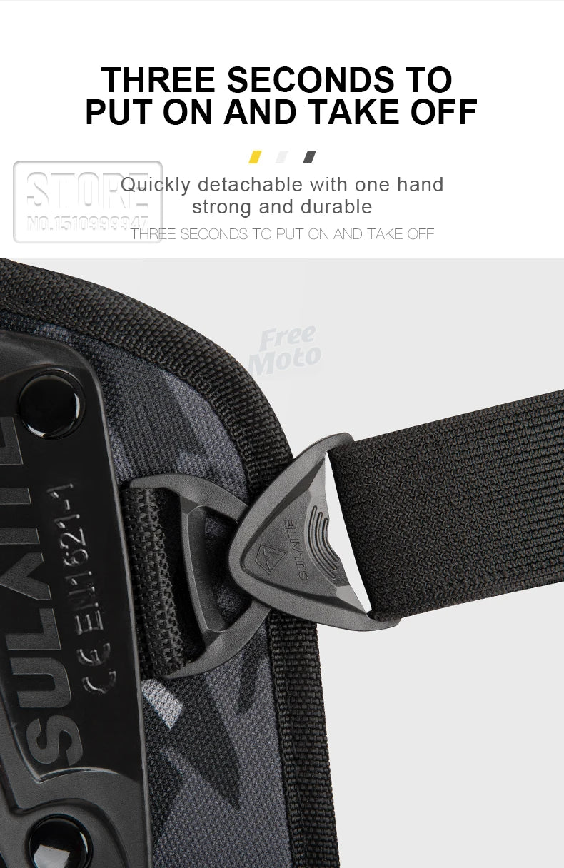 Motorcycle Knee and Elbow Protection Guards - Motocross Off-Road Racing MTB Pads