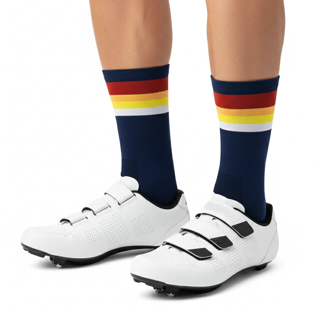 Performance Compression Athletic Socks - Multi-Sport High-Elastic Design