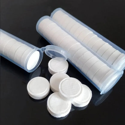 Portable Compressed Travel Towels - 10/20 Pack Non-Woven Disposable Face Towels for Outdoor Camping & Hiking