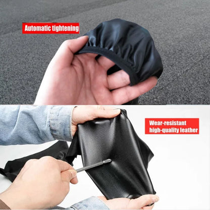 Waterproof PU Leather Motorcycle Seat Cover - Anti-Scratch Cushion Protector for Motor Scooters