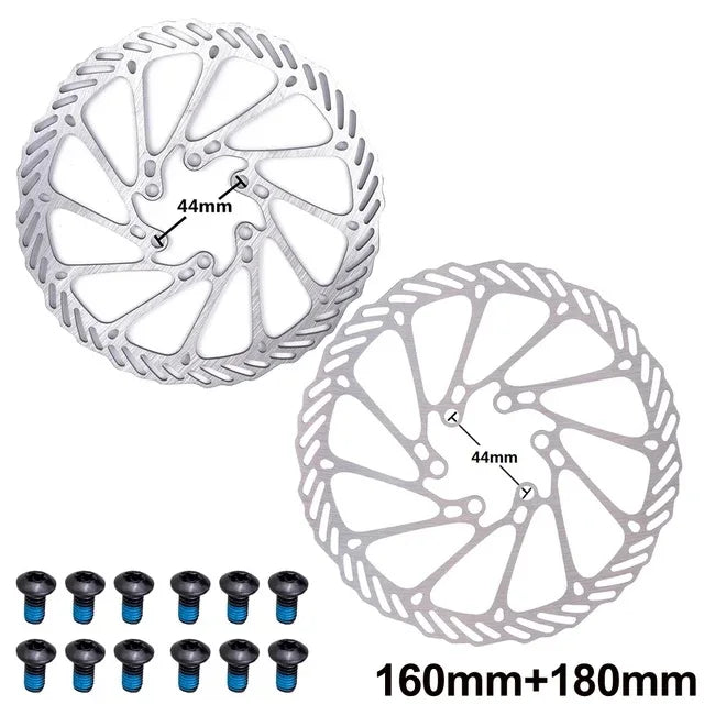 ZTTO Bicycle Brake Rotor 120 140 160 180 203mm 6 in Stainless Steel Hydraulic Brake Rotor MTB Road Bike Disc Brake With T25 Bolt