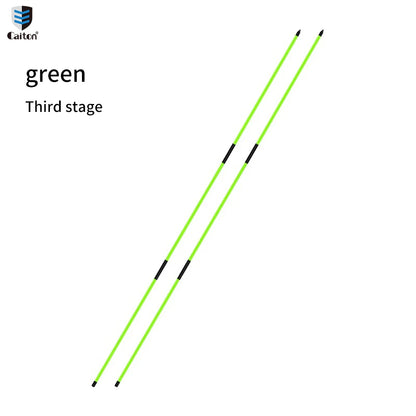 Golf Alignment Sticks 2-Pack - 48" Foldable Practice Rods for Portable Training