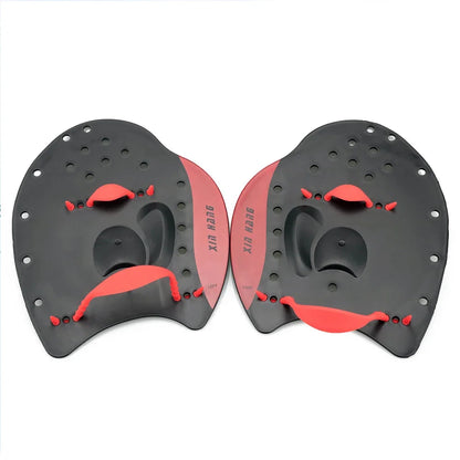 Swimming Training Hand Paddles & Webbed Gloves - Water Sport Fins Flippers for Adults & Children