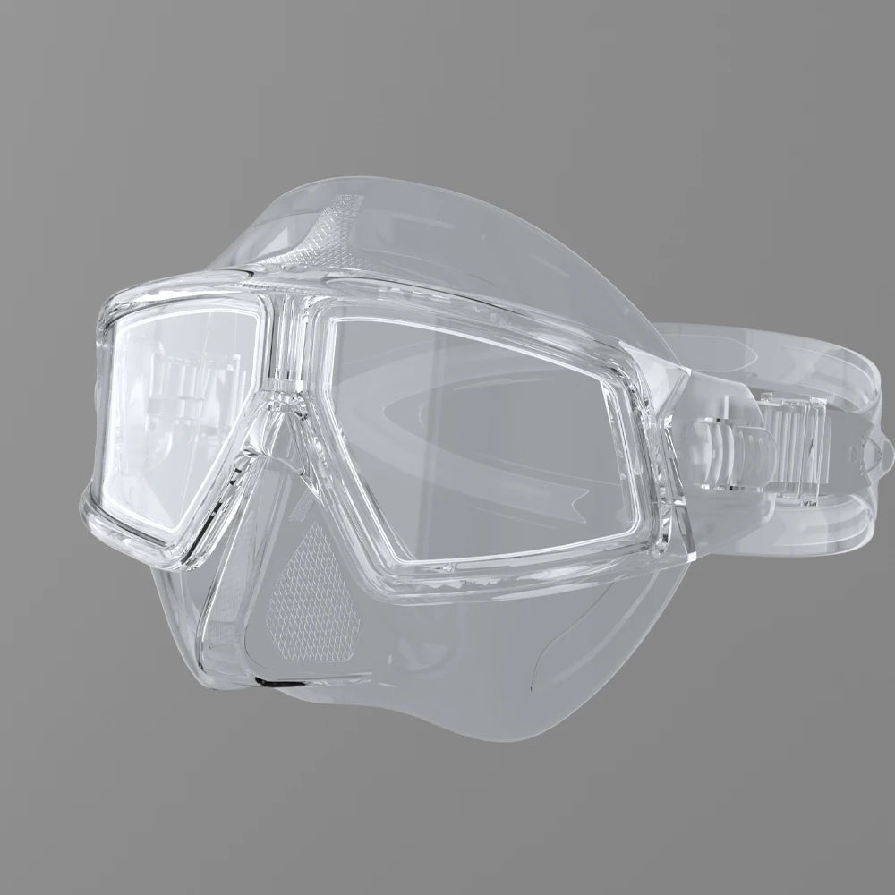 Professional Scuba Diving Mask Set HD Anti-Fog Lens UV Protection Adjustable Snorkeling Swimming Goggles for Adult Divers