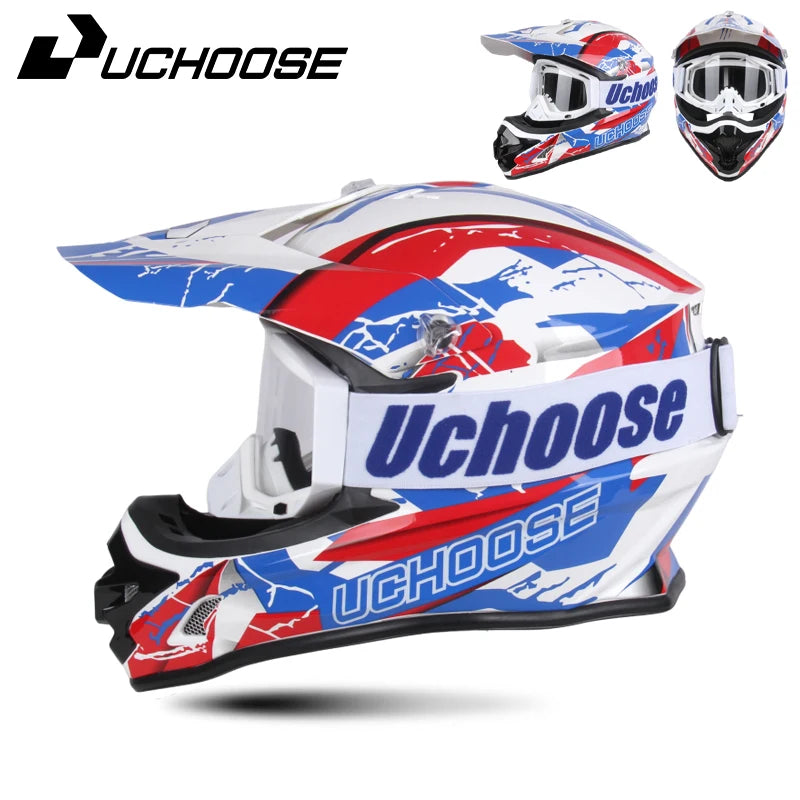 DOT Approved Motocross Helmet - Off-Road Racing Helmet for Men & Women (Downhill, Enduro, Cross)