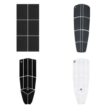 EVA Surfboard Traction Pad - 3-Piece Deck Grip with Tail Kick