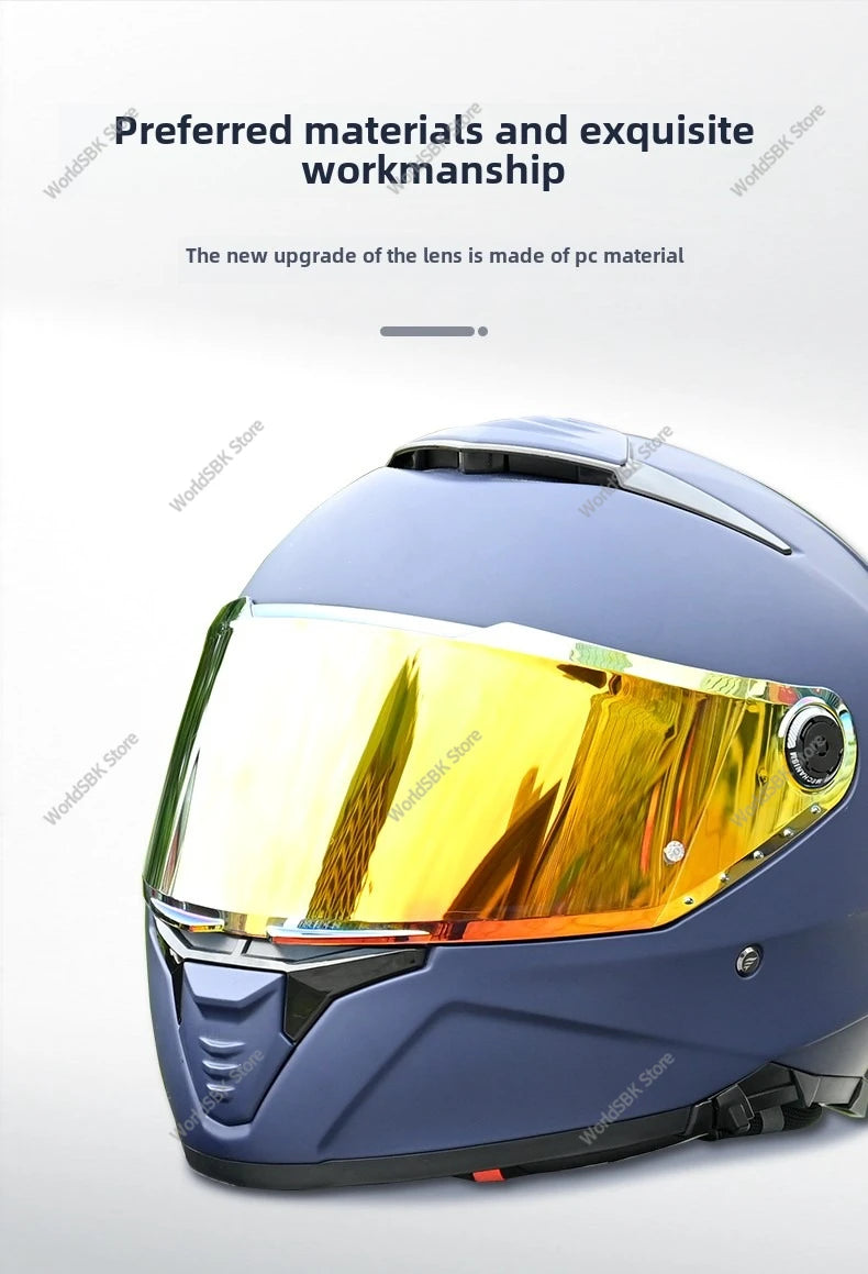 MT THUNDER 4 SV Motorcycle Helmet Visor Shield - UV Protection Windshield Replacement Lens MT-V-28B with Sunscreen