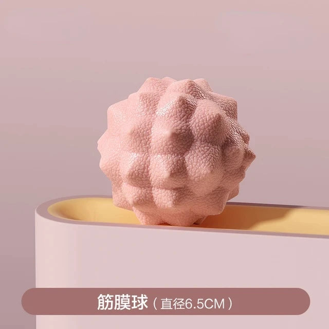Dual-Texture Fascia Massage Ball Set - Peanut & Round Design for Deep Tissue Relief