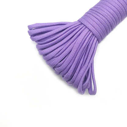 550 Paracord 4mm 7-Strand - Multi-Purpose Survival Rope for Climbing, Camping, Hiking, and Bracelets (Multiple Lengths)