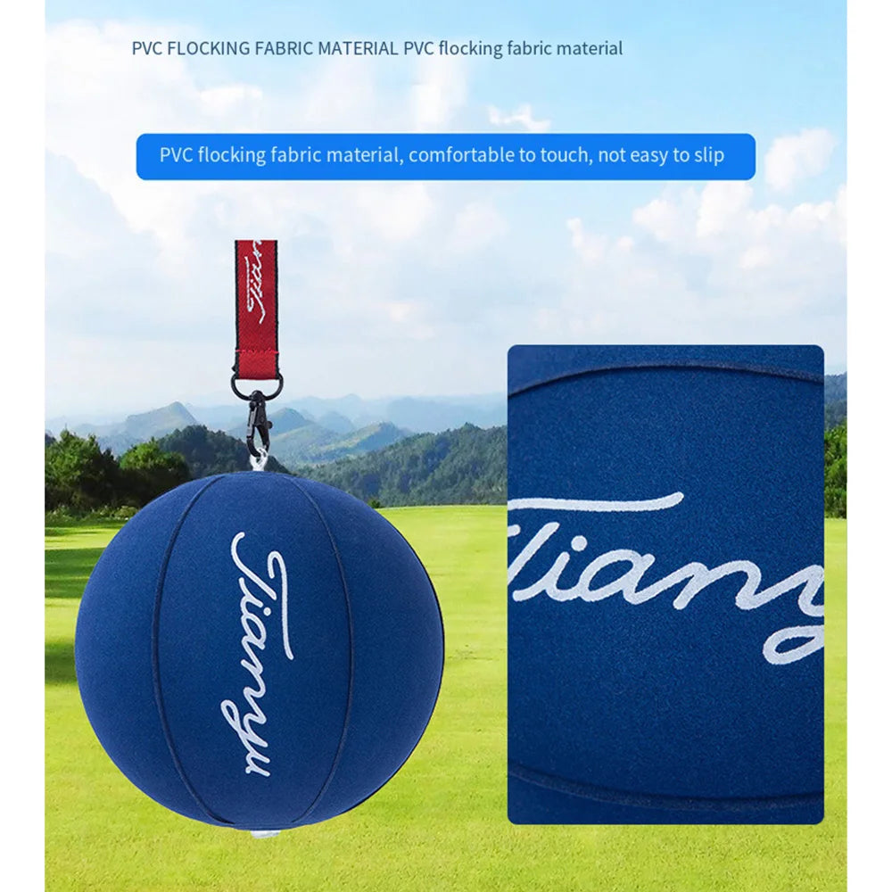 Inflatable Golf Swing Trainer - Portable Smart Ball for Arm Posture Correction and Training