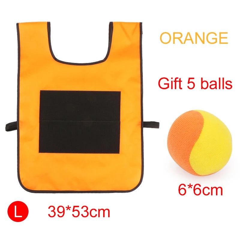 Sticky Ball Vest Set - Outdoor Sports Game for Kids | Parent-Child Interactive Exercise Toy | Safe Physical Activity Gift