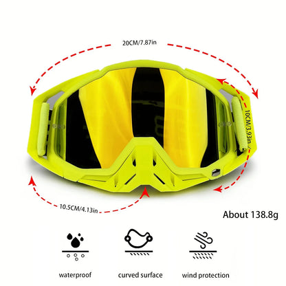 NAFEIB Windproof Impact-Resistant Motorcycle Goggles – MTB, ATV & Off-Road Eyewear