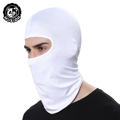 Breathable Mesh Motorcycle Balaclava - Full Face Sun Protection Mask for Cycling, Airsoft & Bicycle