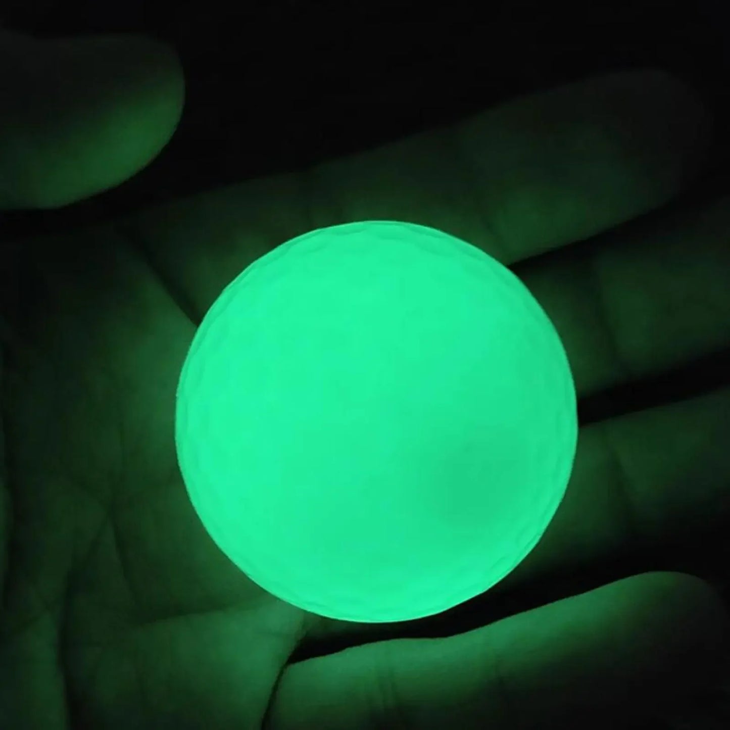 Luminous Golf Balls - 6-Pack Glow in the Dark Fluorescent Balls for Night Training and Practice
