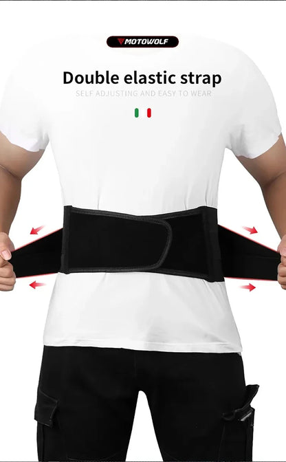 Professional Motorcycle Waist Protector - Adjustable Breathable Motocross Cycling Guard Belt