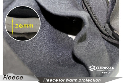 Cuirassier MX Motorcycle Knee Pads - Night Reflective Motocross Racing Guards Protection