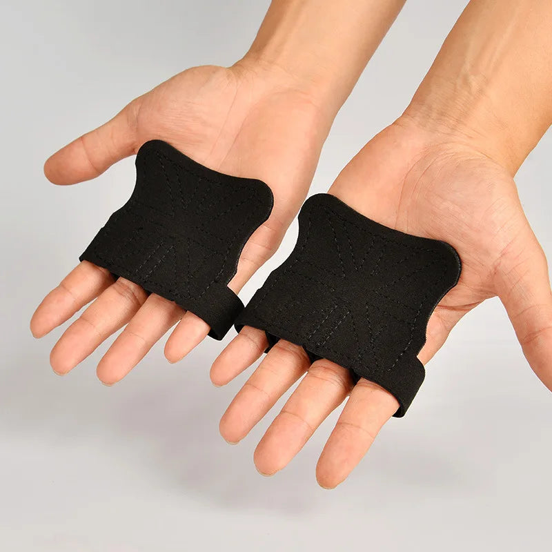 Premium Leather Weight Lifting Gloves - Palm Protection for Men & Women - Fitness Training Grips for Weightlifting, Pull-Ups & Gymnastics
