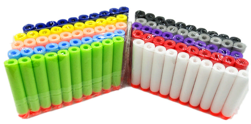 Soft EVA Foam Darts 7.2cm - 100 Pack Refill Bullets for Toy Blasters