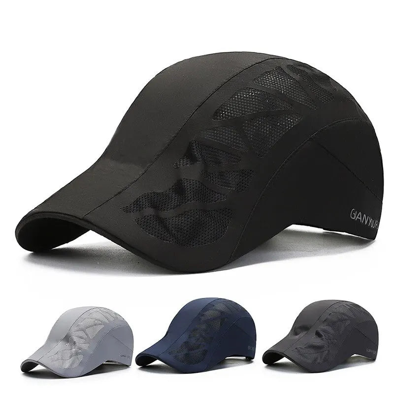 Quick-Dry Baseball Cap - Breathable Sun Protection Hat for Men & Women - Outdoor Performance