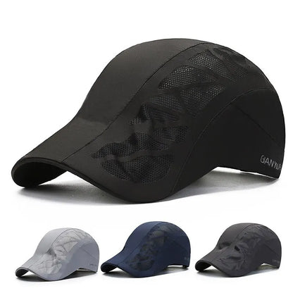 Quick-Dry Baseball Cap - Breathable Sun Protection Hat for Men & Women - Outdoor Performance