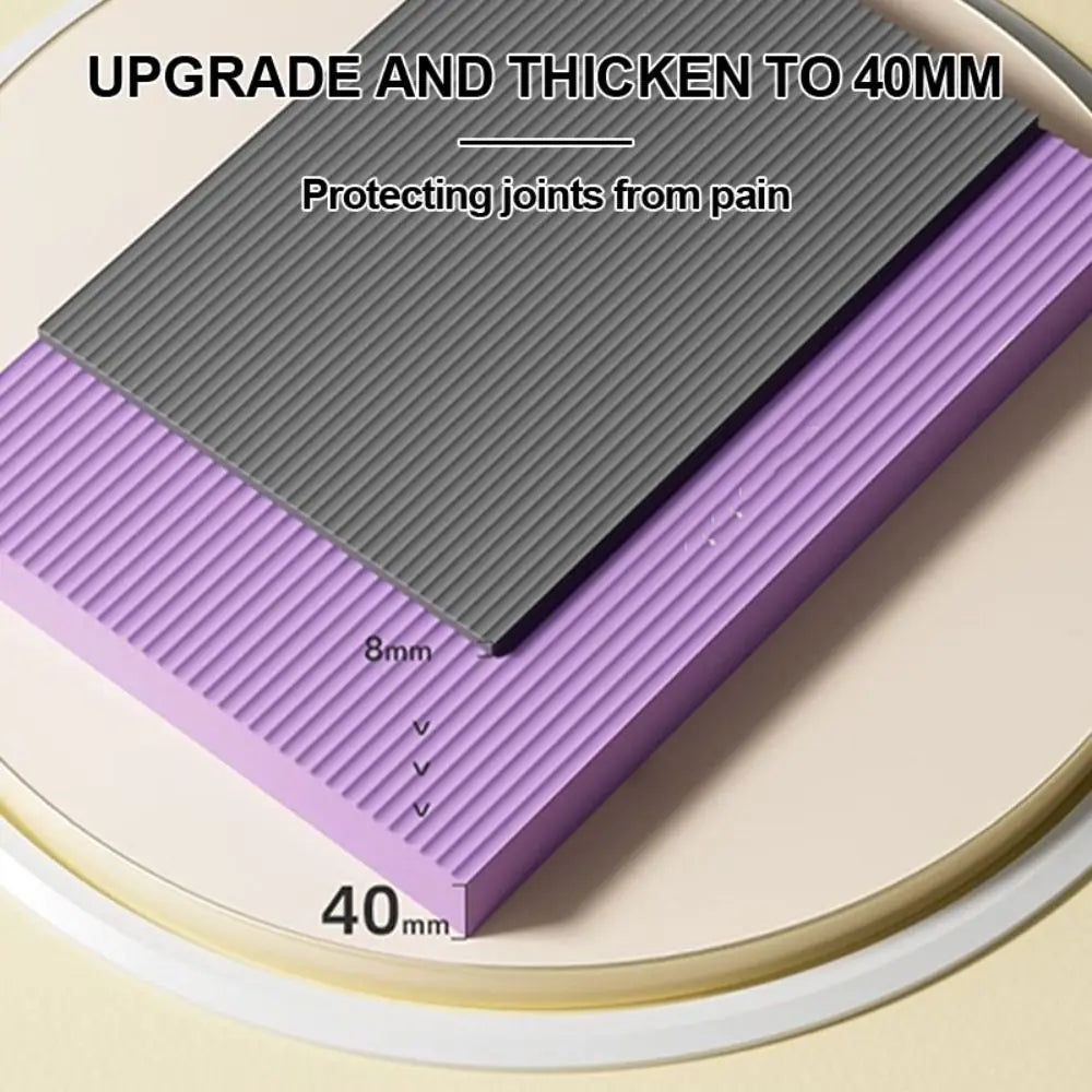Women's High Density NBR Sports Balance Pad - Durable Yoga Mat Kneeling Pad for Fitness Support