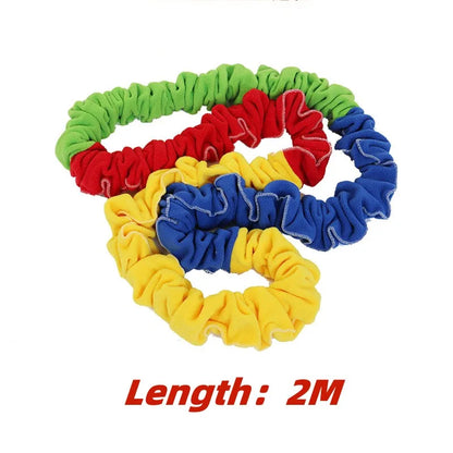 Kids Elasticity Rope Circle - Outdoor Team Building Sport Game for Running & Push Activities | Children's Sensory Entertainment Toy