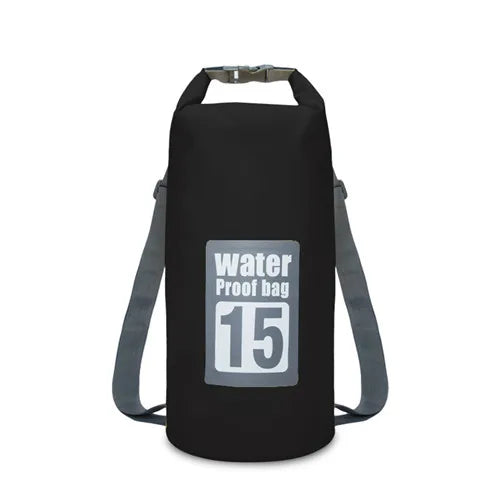 Waterproof Dry Bag Set - 5L/10L/15L/20L/30L PVC Storage Sacks for Kayaking, Canoeing, Rafting & Swimming Adventures