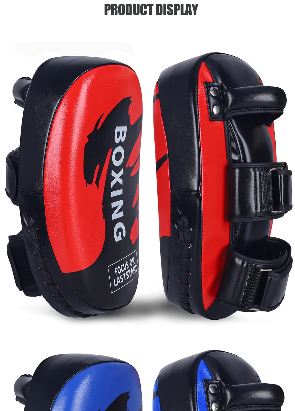 PU Leather Boxing Kicking Pad – Hand & Foot Target for Muay Thai, Taekwondo & MMA Training