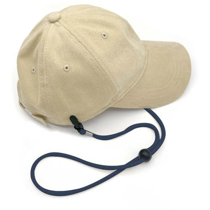 Adjustable Hat Retention Strap - Windproof Elastic Chin Cord for Sports & Outdoor Activities
