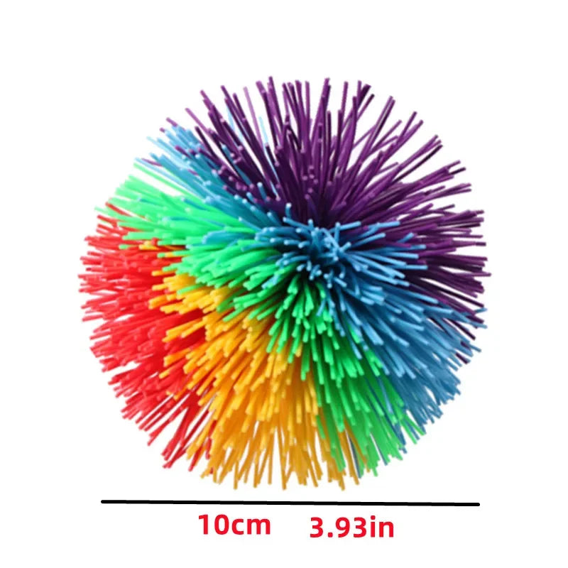 Colorful Rubber Wire Ball - 6/8/10cm Juggling Ball for Kids