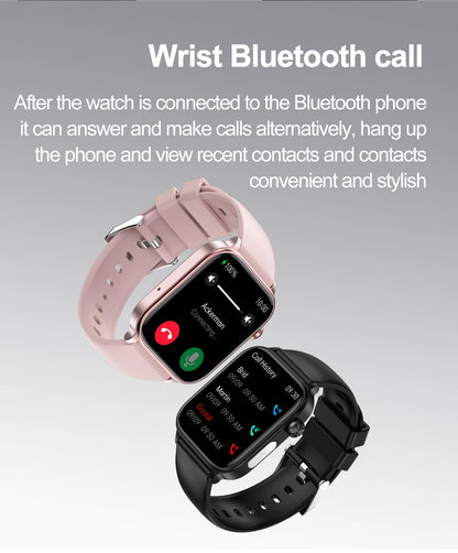 Advanced Health Monitoring Smart Watch - ECG+PPG, Blood Pressure, Heart Rate, 1.96" AMOLED Display, 100+ Sports Modes (Men & Women)