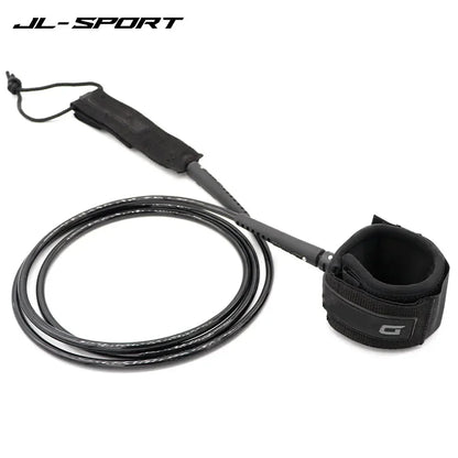 DK Brand Professional Surfboard Leash - 6-9FT Length, 7mm Thickness - Straight Foot Rope for Wind Surfing