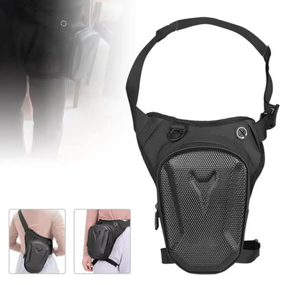 QS1 Tactical Leg Bag - Men's Waterproof Multifunctional Motorcycle Riding Storage Bag for Travel & Hiking