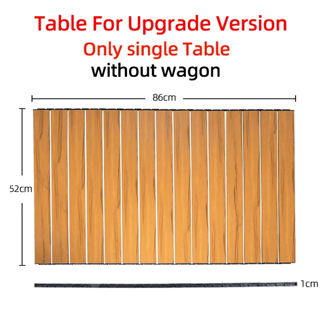 Heavy-Duty Collapsible Beach Wagon - All-Terrain Wheels, Large Capacity Folding Cart for Outdoor Camping