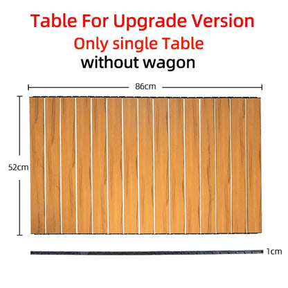 Heavy-Duty Collapsible Beach Wagon - All-Terrain Wheels, Large Capacity Folding Cart for Outdoor Camping