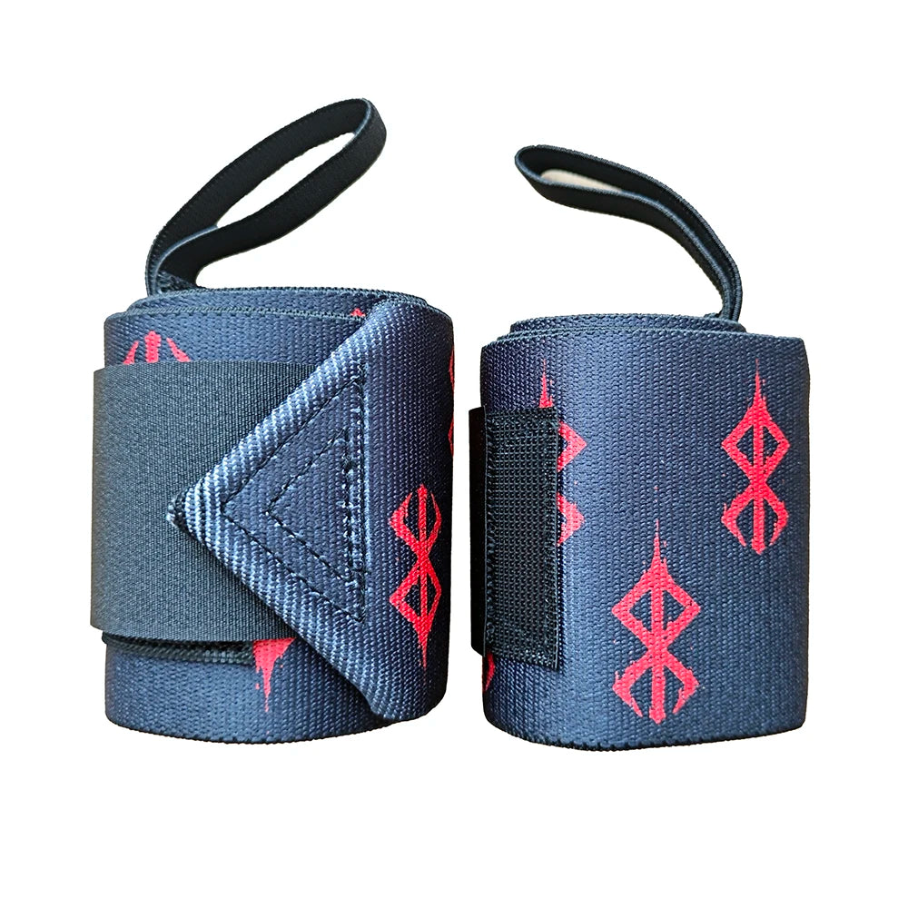 Professional Weightlifting Wrist Straps - Gym Support Equipment for Strength Training (1 Pair)