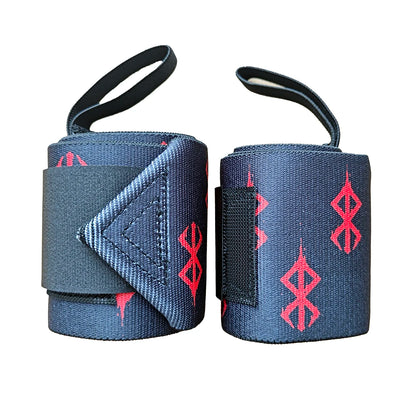 Professional Weightlifting Wrist Straps - Gym Support Equipment for Strength Training (1 Pair)