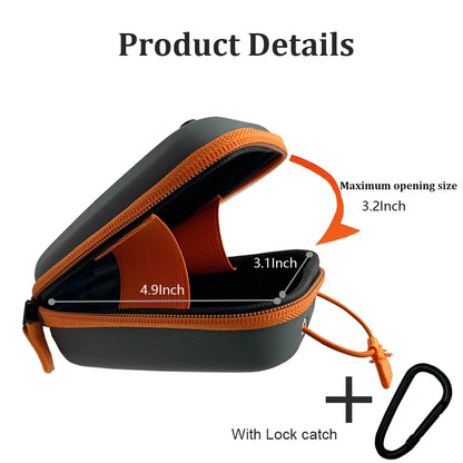 Golf Bag & Golf Rangefinder Organizer - Portable Golf PU Laser Rangefinder Pouch Instrument - Shockproof Golf Portable Waist Packs