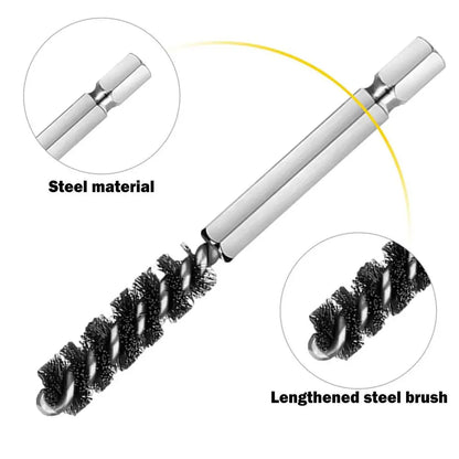 Golf Club Hosel Cleaning Brush Set - 9mm & 11mm Wire Brushes for Electric Drill