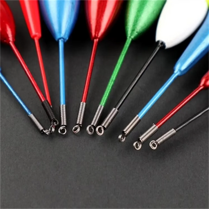 Professional Fishing Float Set - 10 Piece Mixed Size & Color Foam Bobber Collection for Angling Gear & Tackle Accessories