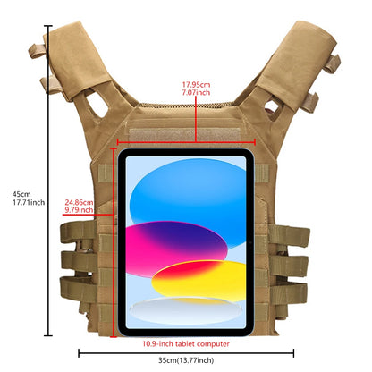 Tactical Training Vest - Lightweight Portable Design for Men