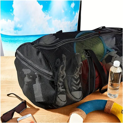 Professional 100L Extra Large Mesh Diving Equipment Bag - Premium Storage for Surfing, Snorkeling & Swimming Gear