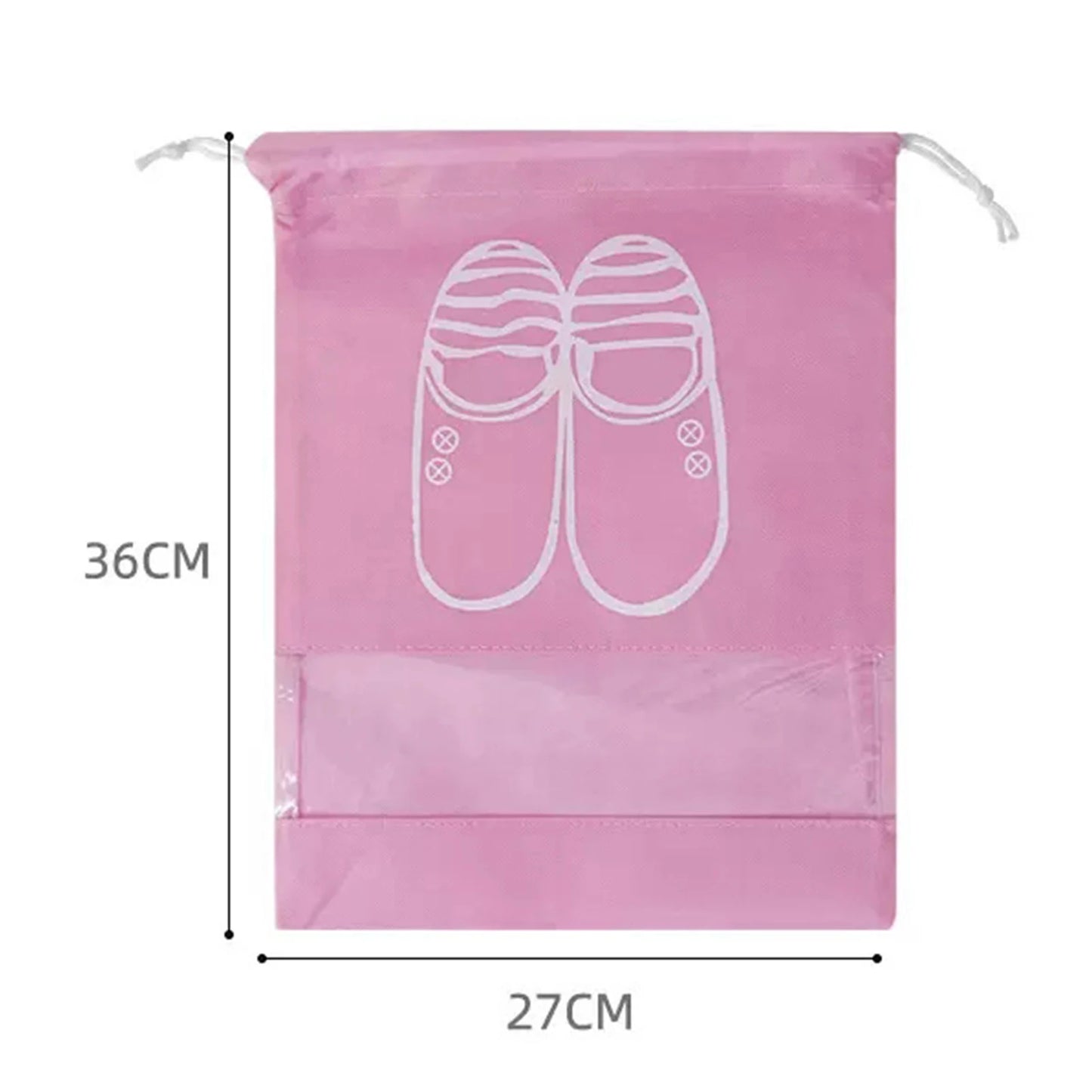 Waterproof Nylon Drawstring Storage Bag - Multi-Purpose Travel & Sports Organizer Pouch