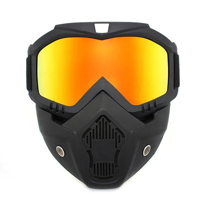 Full Face Tactical Protection Mask - Windproof Helmet for Motorcycle Racing, Off-Road, Skiing, Cycling & Outdoor Sports