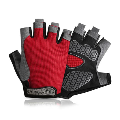 Premium Fingerless Gym Gloves - Breathable Anti-Slip Training Gloves for Men & Women - Weightlifting, Bodybuilding, Cycling & Sports