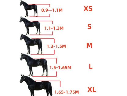 Adjustable Thickened Horse Halter - Equestrian Head Collar with Protective Strap for Stable and Riding