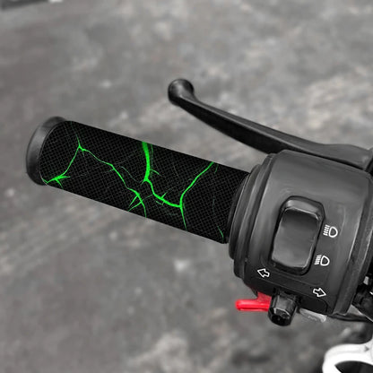 Diamond Pattern Anti-Slip Grip Stickers - Waterproof Motorcycle, E-Bike & Scooter Handle Grips (2 Pack)