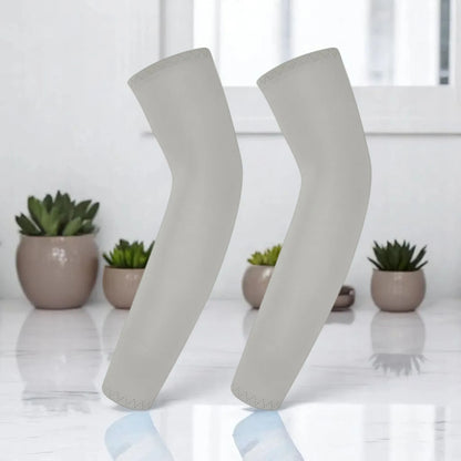 Children's Ice Silk Cooling Arm Sleeves - Quick-Dry UV Protection Cycling Arm Guards for Girls Outdoor Sports (1 Pair)