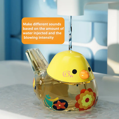 Water Bird Whistle Musical Training Toy for Infants & Children - Fillable Sound Instrument