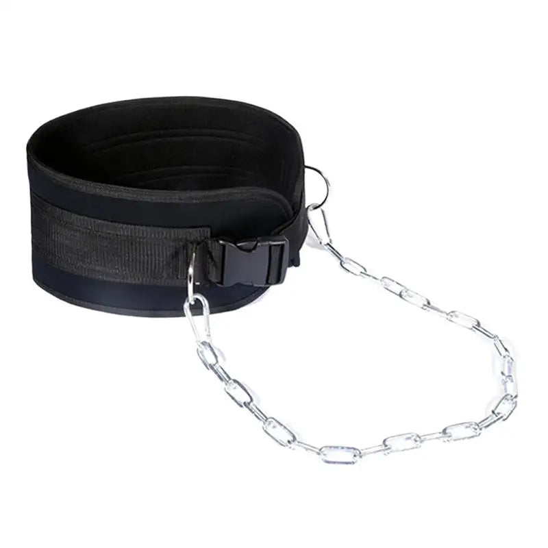 Weight Lifting Belt with Chain - Dipping Belt for Pull-Ups and Strength Training